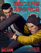 Arcane Agents (print-only Tricube Tales One-Page RPG)