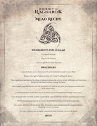 Journey To Ragnarok - Mead Recipe