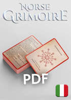 Norse Grimoire for 5th Edition - Carte Incantesimi ITA - Galdrastafir