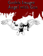 Gothic Art: Angel with Gun