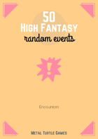 50 High Fantasy Random Events