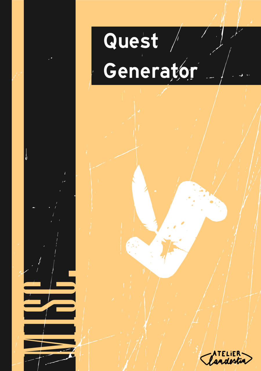 Quest Generator - Atelier Clandestin | Misc. | DriveThruRPG