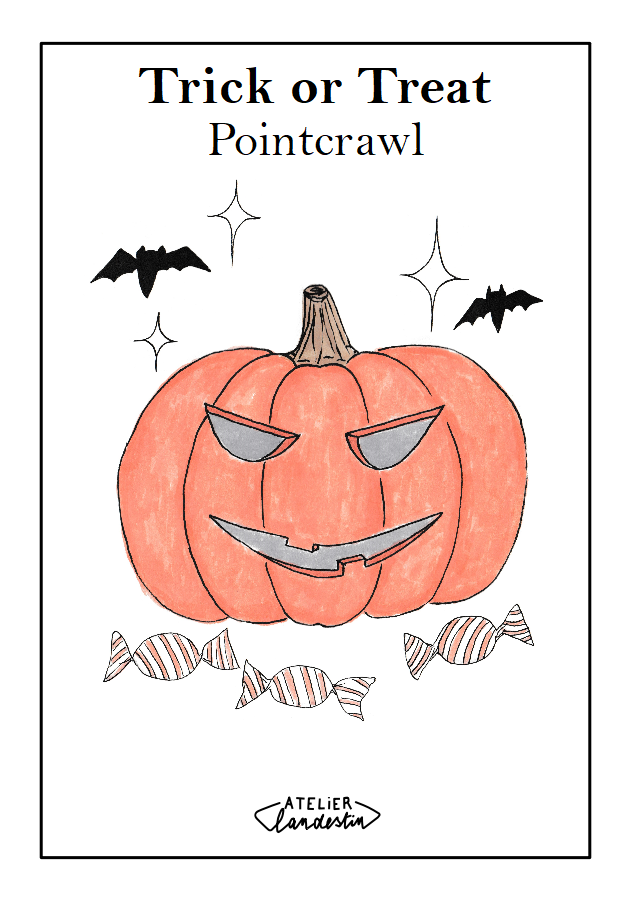Trick or Treat Pointcrawl - Atelier Clandestin | DriveThruRPG