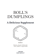 Boll's Dumplings - A Delicious Supplement