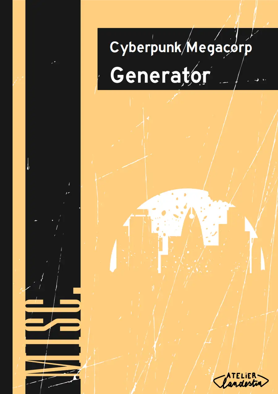 Cyberpunk Megacorp Generator
