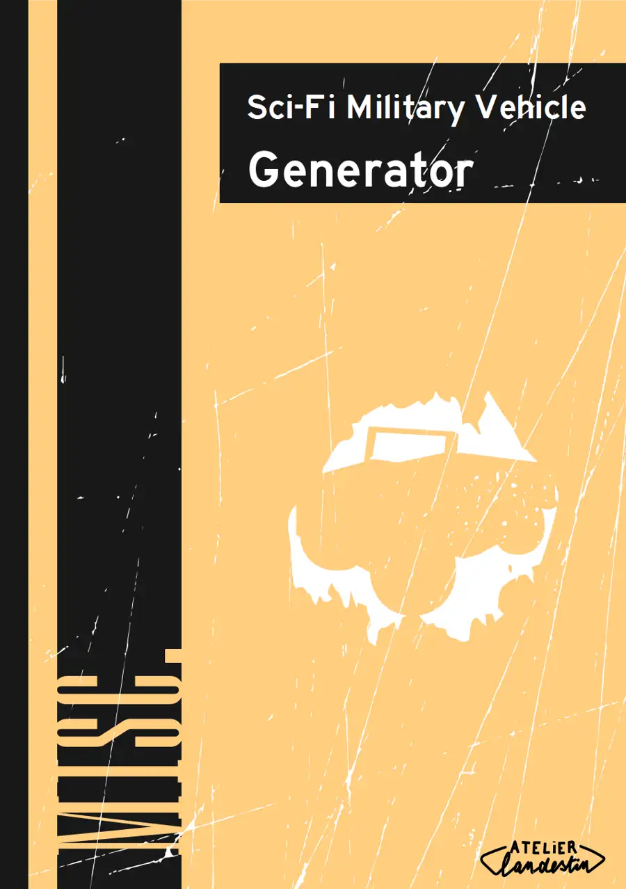 Sci-Fi Military Vehicle Generator