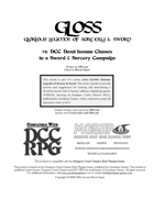 GLOSS #1: DCC Demi-human Classes in a Sword & Sorcery Campaign