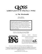 GLOSS #3: The Wordsmith