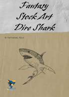 Fantasy Dire Shark Stock Art