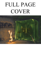Gelatinous Cube - Full Page Cover RPG Stock Art