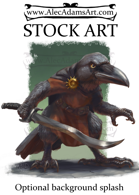 Ravenfolk Adventurer - RPG Stock Art