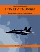 Spain Ejército del Aire C.15 EF-18A Hornet