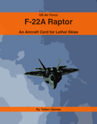 US Air Force F-22A Raptor