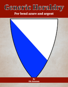 Generic Heraldry: Norman Per bend azure and argent