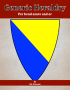 Generic Heraldry: Norman Per bend azure and or