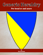 Generic Heraldry: Norman Per bend or and azure