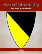 Generic Heraldry: Norman Per bend or and sable