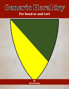 Generic Heraldry: Norman Per bend or and vert