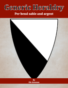 Generic Heraldry: Norman Per bend sable and argent