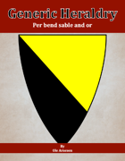 Generic Heraldry: Norman Per bend sable and or