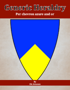 Generic Heraldry: Norman Per chevron azure and or