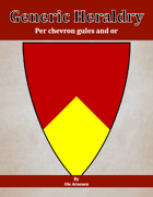 Generic Heraldry: Norman Per chevron gules and or