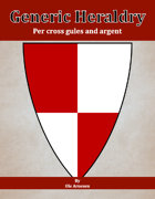 Generic Heraldry: Norman Per cross gules and argent