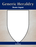 Generic Heraldry: Heater Argent