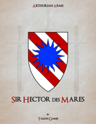 Arms of Sir Hector des Mares
