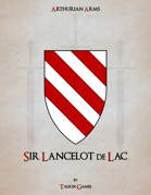 Arms of Sir Lancelot de Lac