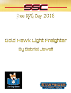 SSC Gold Hawk Light Freighter: Free RPG Day 2018