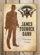 Gunman's Law James-Younger Gang Cards
