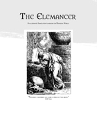 The Elemancer - A Playbook for Dungeon World