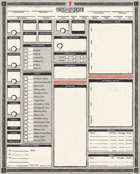 The World of Kensei: Character Sheets