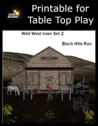 Sized to Print - Wild West Town II: Black Hills Run
