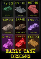 EARLY TANK DESIGNS [BUNDLE]