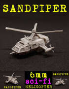 SANDPIPER SCI-FI HELICOPTER