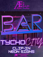 Tycho City - Clip-In Neon Signs