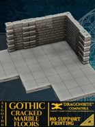 AEGOTH0 - Gothic Cracked Marble Floors