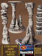 AECAVE01-M - Columns & Stalagmites