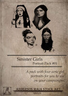 Sinister Girls Portraits Pack #01