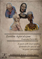 Zombie Apocalypse Portraits Pack #01