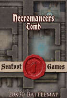 Seafoot Games - Necromancers Tomb (20x30 Battlemap)