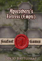 Seafoot Games - Apocothery's Fortress, Empty (20x30 Battlemap)