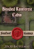 Seafoot Games - Blooded Rainforest Cabin (Interior) | 20x30 Battlemap
