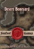 Seafoot Games - Desert Boneyard | 20x30 Battlemap