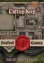 Seafoot Games - Clifftop Keep | 20x30 Battlemap