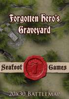 Seafoot Games - Forgotten Hero’s Graveyard | 20x30 Battlemap