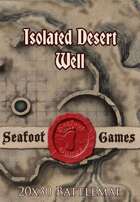 Seafoot Games - Isolated Desert Well | 20x30 Battlemap