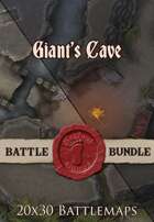 Seafoot Games - Giant's Cave | 20x30 Battlemap [BUNDLE]